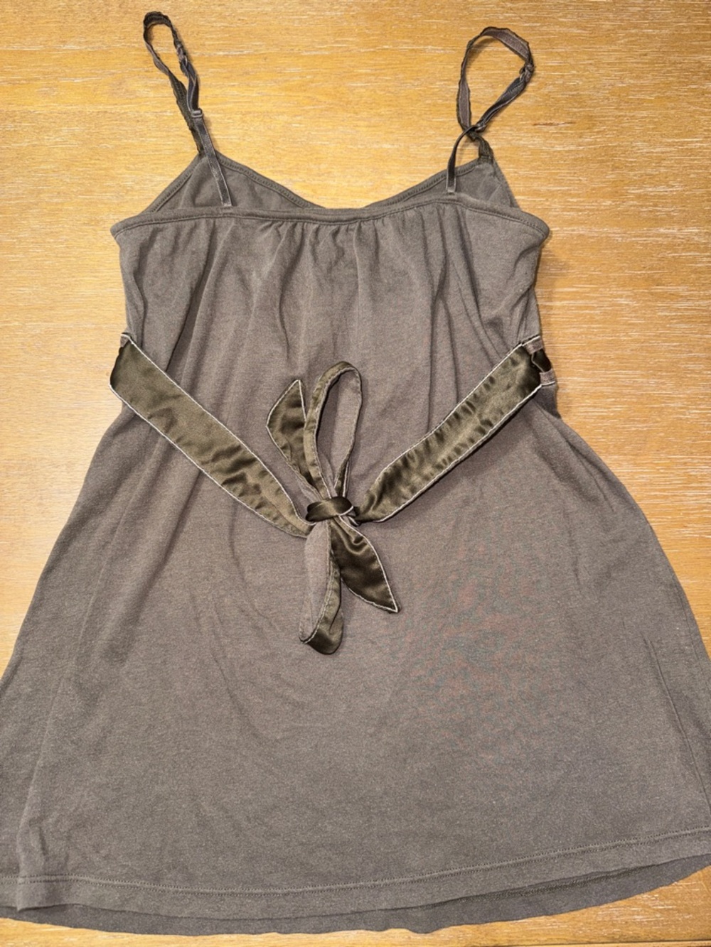 Y2K American Eagle Outfitters Chocolate Brown Babydoll Tank - Picture 4 of 4